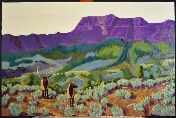 Bull and Cow Elk
