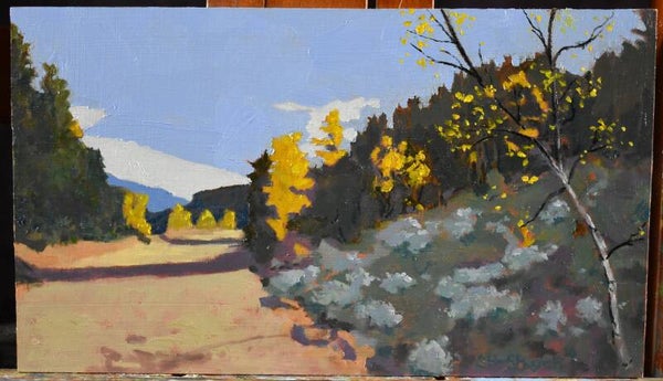 Mountain road in Fall