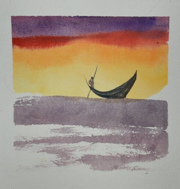 Sunset on the Sea