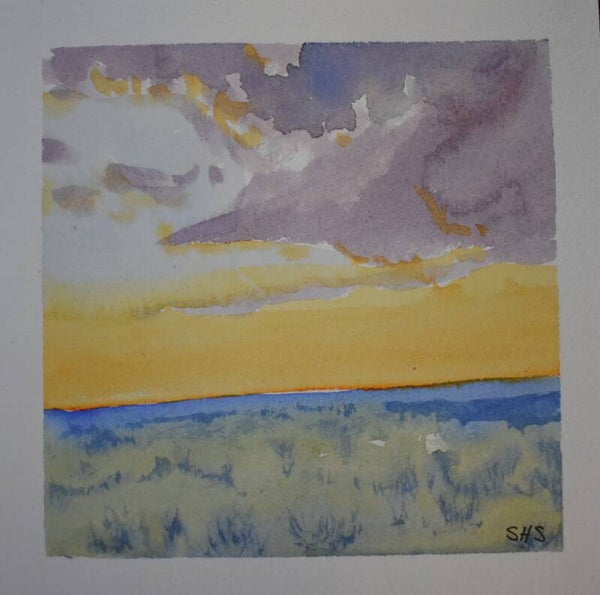 Sunset over Sagebrush