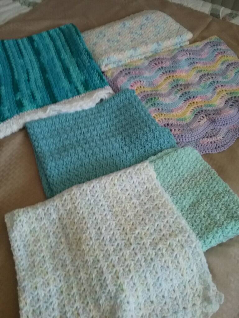 Hand Crocheted Baby Blankets