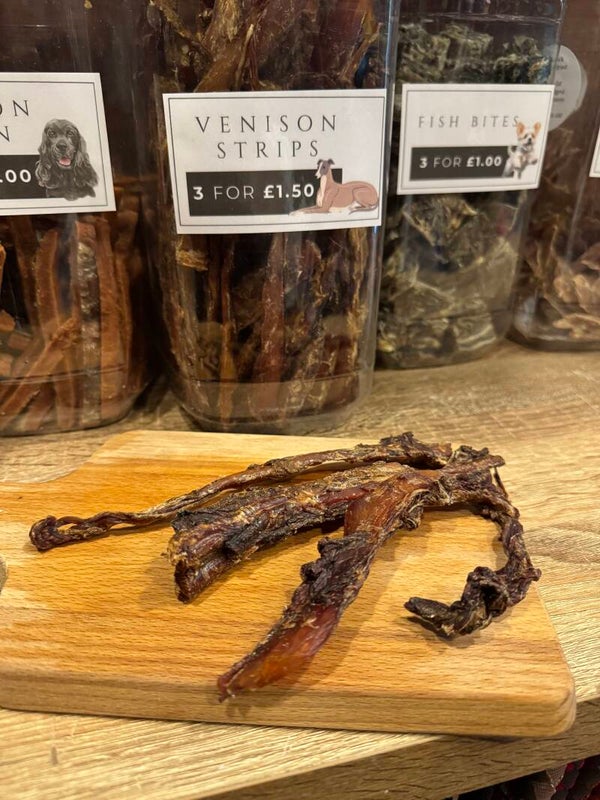 Venison strips