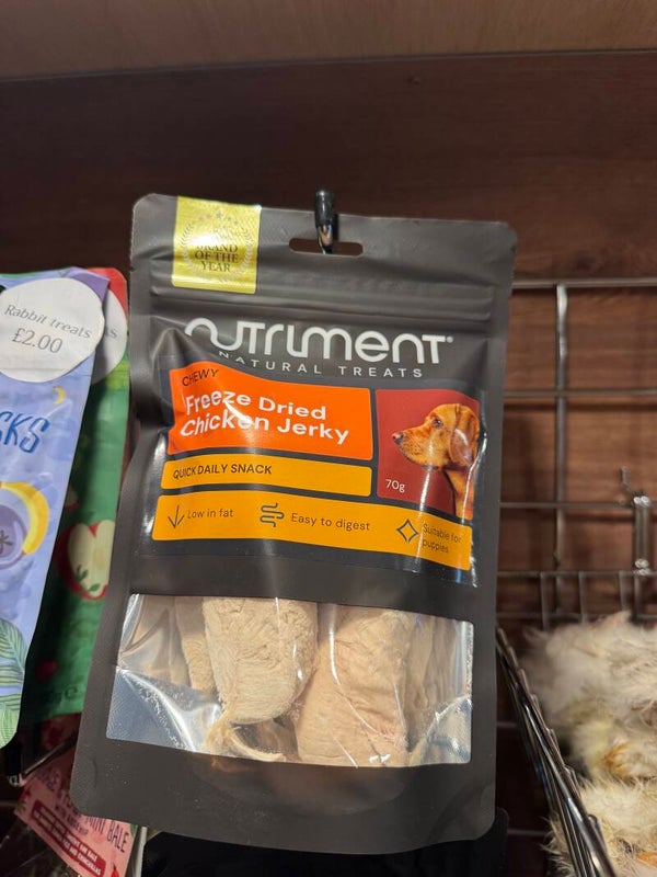 Freeze dried chicken jerky 70g
