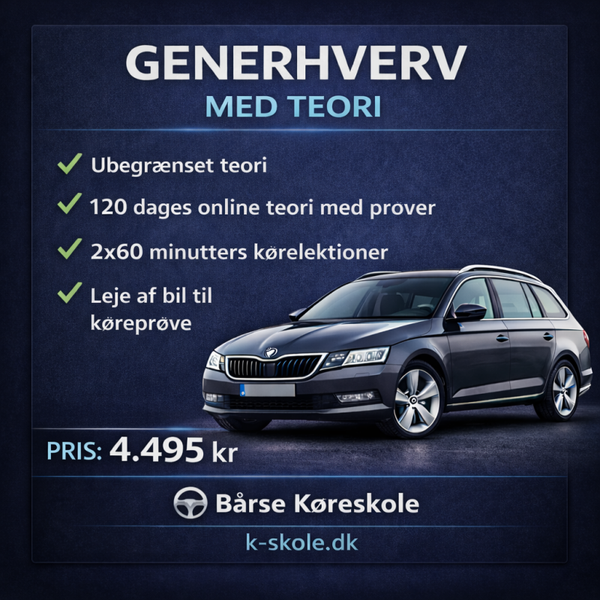 Generhverv med teoriundervisning