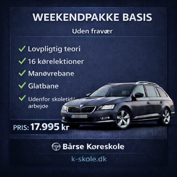 Weekendpakke Basis
