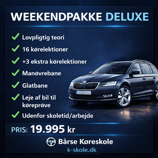 Weekendpakke Deluxe