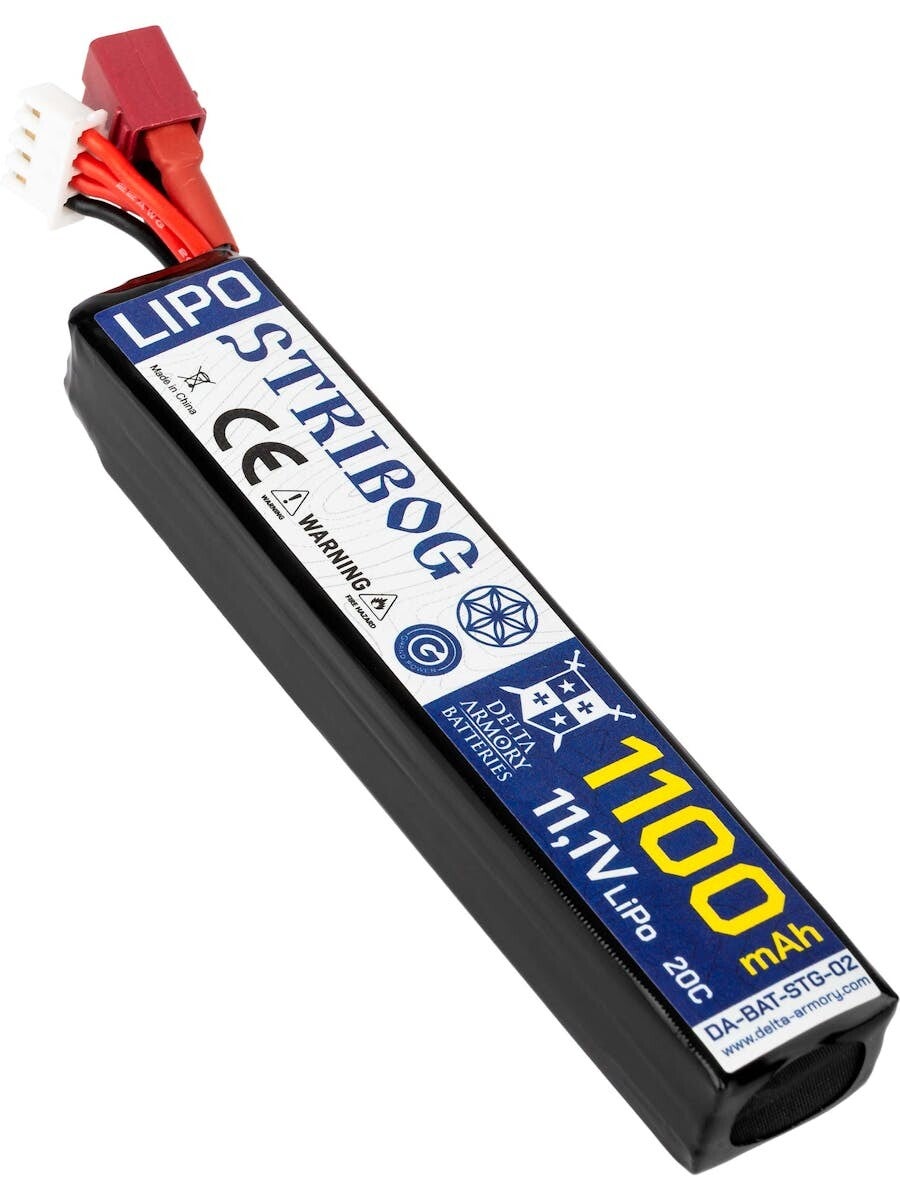 Delta Armory 11.1V 1100mAh 20C LiPo Battery (Deans)