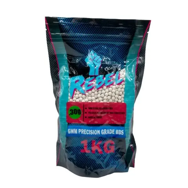 Rebel Precision 6mm BBs 1kg Bag - 0.30g