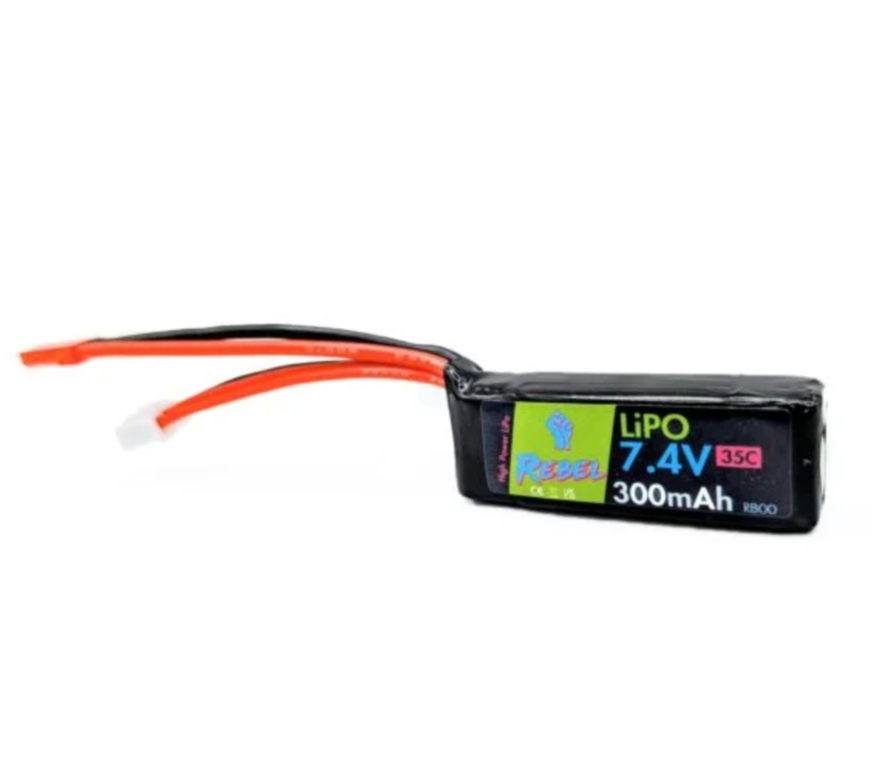 Rebel Battery - HPA Micro 7.4v 35c 300mAh JST