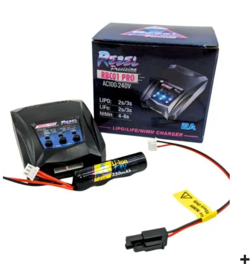 Rebel RBC01 Pro Compact Smart Charger (Lipo,Life,Nimh,HPA)