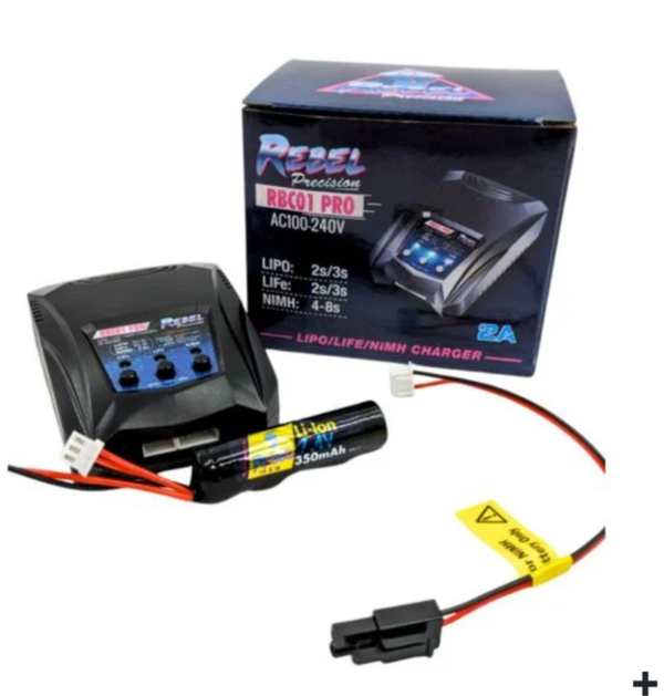 Rebel RBC01 Pro Compact Smart Charger (Lipo,Life,Nimh,HPA)