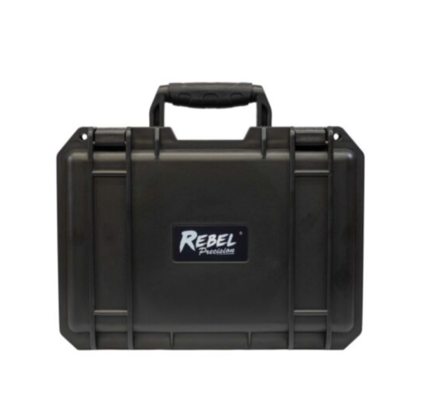 Rebel Small+ Dual Pistol Polymer Hard Case (Wave/PnP Foam) - IP67 Waterproof, Flight-Ready
