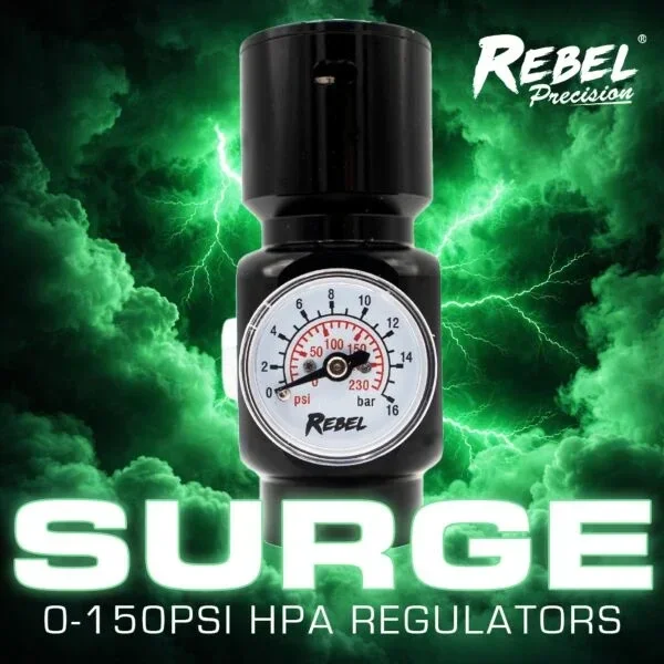 Rebel Surge HPA Regulator (0-150psi Double Output)