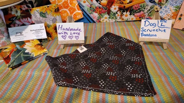 Dog scrunchie bandana