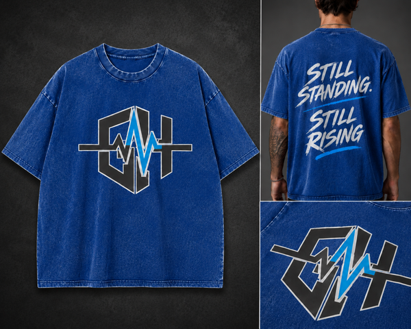 Blue tee
