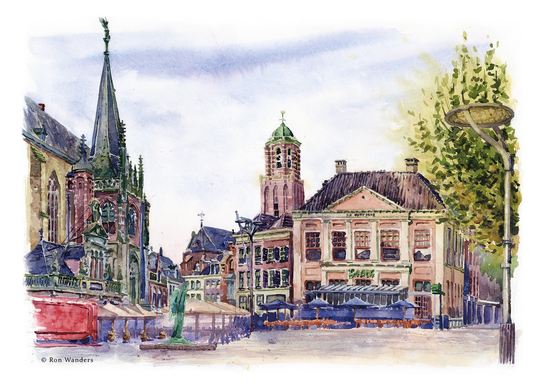 Print Grote Markt Zwolle