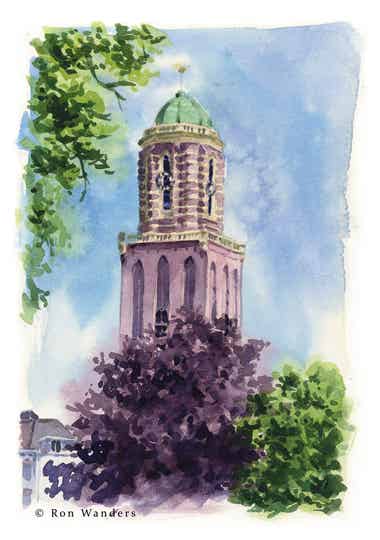 Print de Peperbus in de zomer
