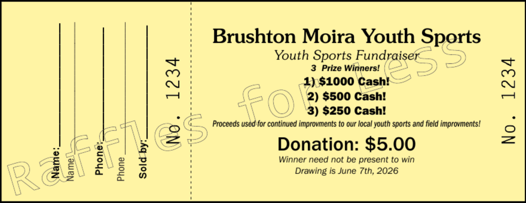 Raffle Ticket