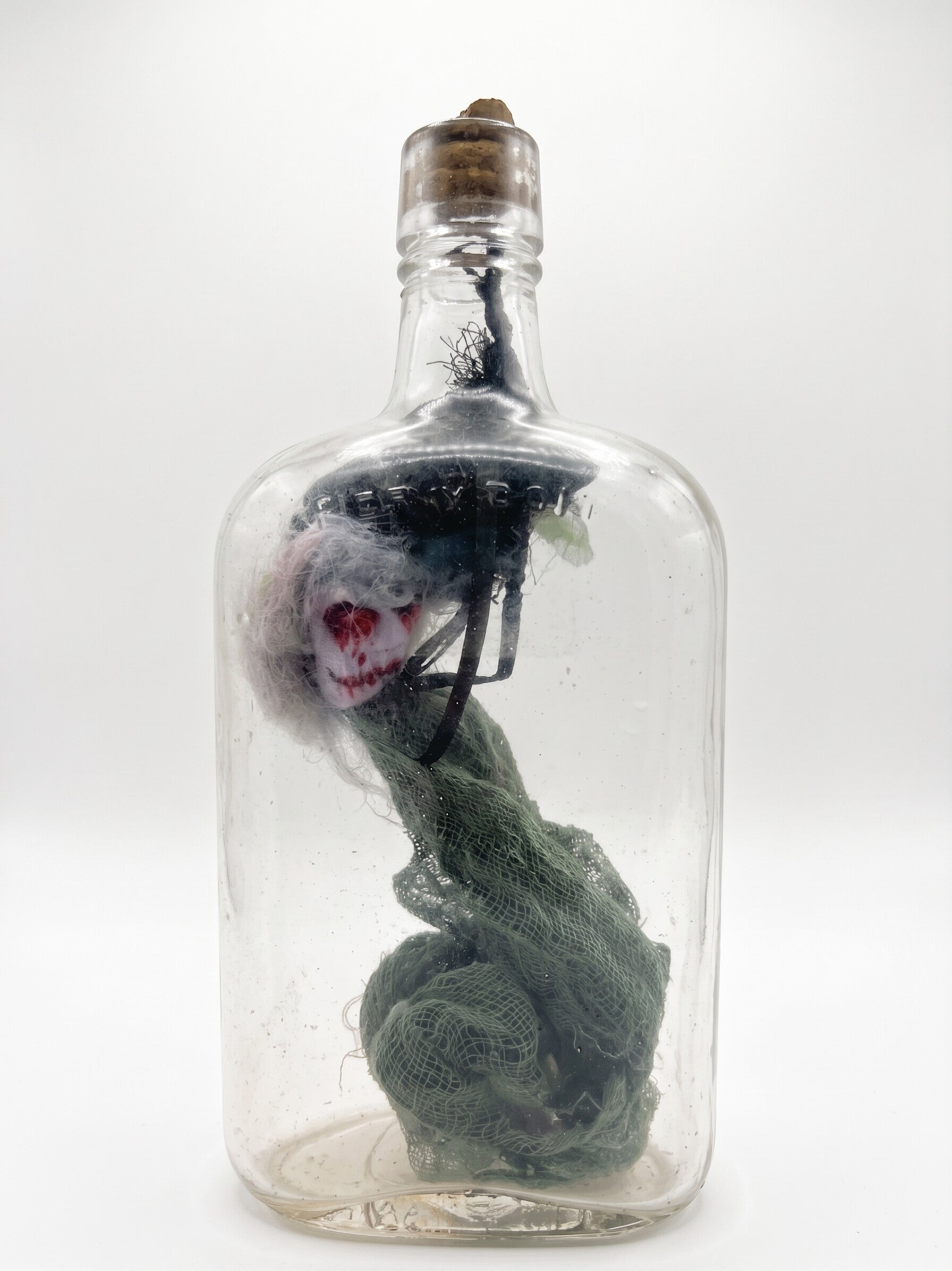 Trapped Witch Spirit Antique Glass Bottle Elizabeth Howe Violent Haunted Salem