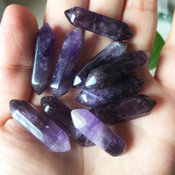 Purple Quartz Point Purple Amethyst Magick Amplifier Pre-Blessed