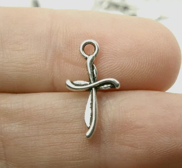 Financial Freedom & Debt Eliminating Magick Pendant Silver Cross Money Fast