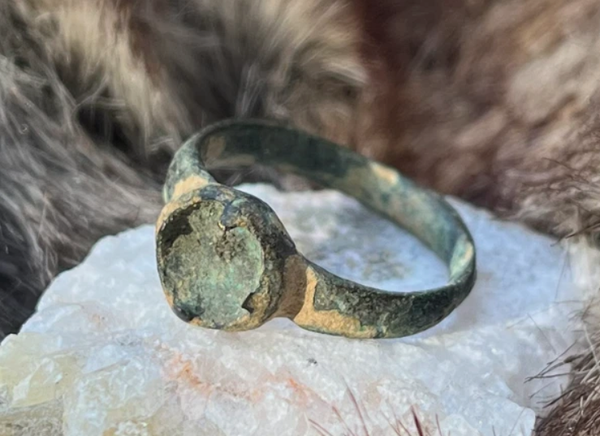 Ancient Roman Mystic Ring Descent from the Sky Alien Technology Touched by God