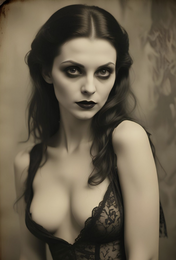 4x6 High Gloss Photograph - 1930's Gothic Beauty