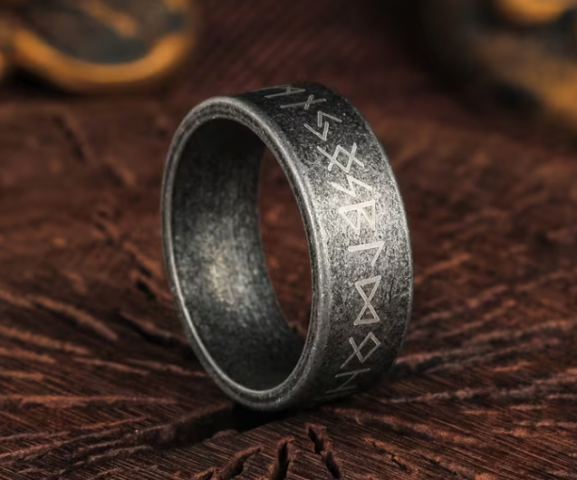 Share Eternal Fate Viking Rune Magick Ring of Rise Wealth Renewal and Transformation