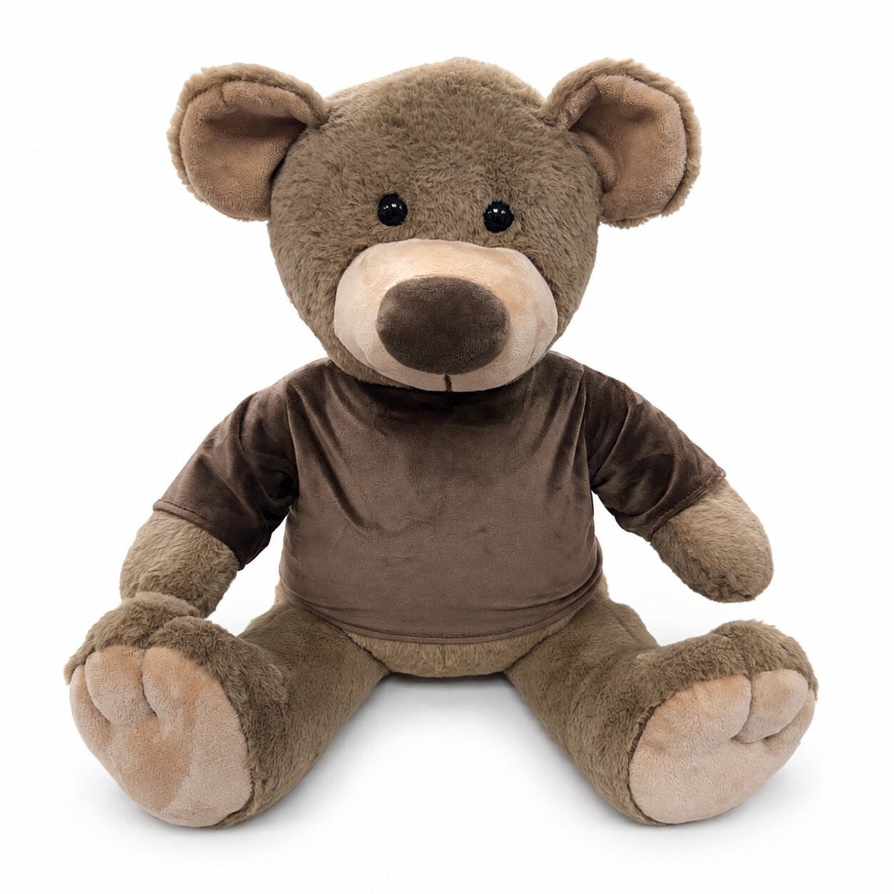 Knuffelbeer Bobbie – zachte teddybeer met shirt, 3 maten