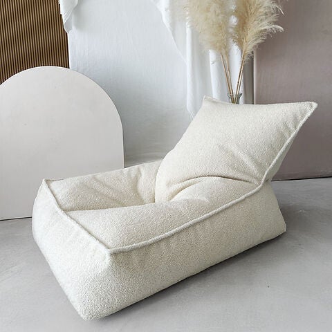 Moje. Bouclé Beanbag excl. kinderpoef. Deze is los bij te bestellen.