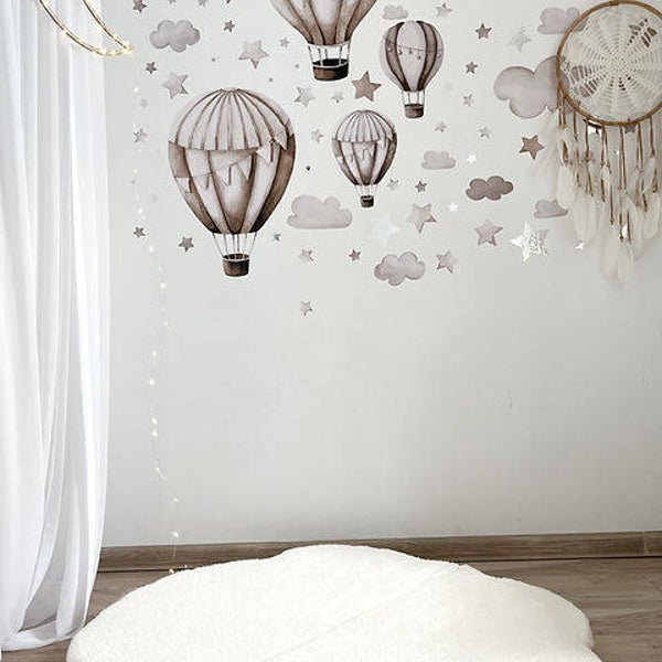 Moje. Cloud Speelmat - Teddy Beige, Honing, Graphite,Grijs,Wit.
