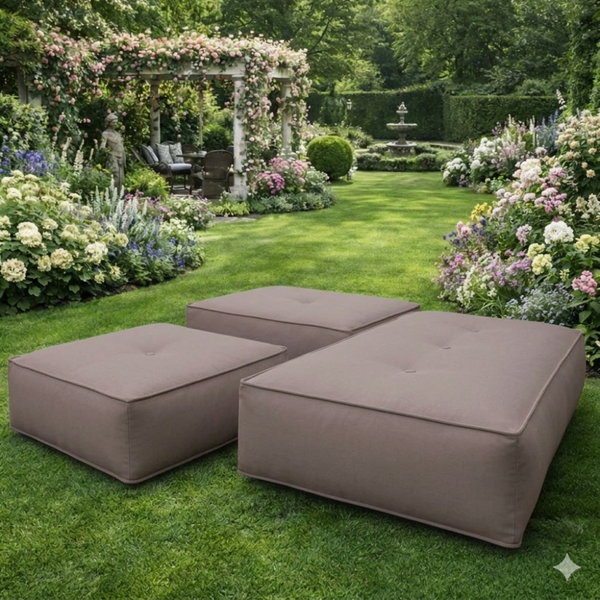 Poef Cartenza sunproof Out-door stof.