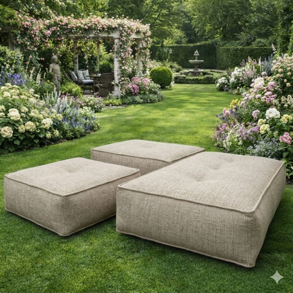 Poef Copacobana sunproof out-door stof