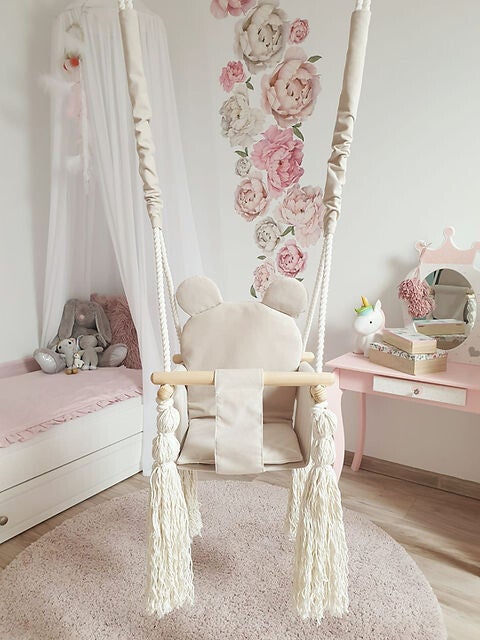 Babyschommel Teddybeer