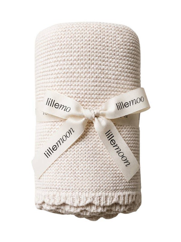 Dekentje Lina licht beige