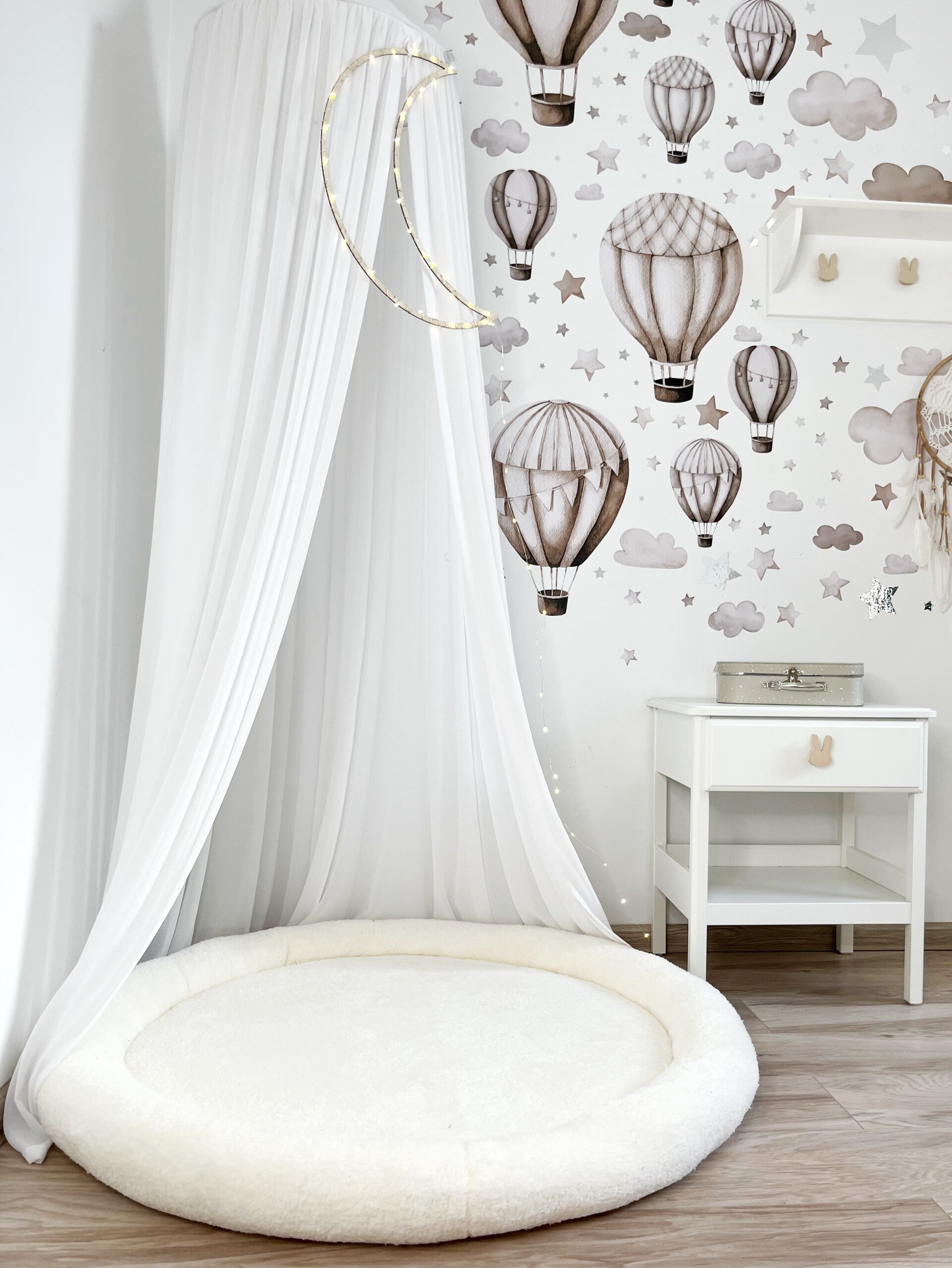 Moje. Speelnest - Teddy Antraciet, Honing, Beige en Wit