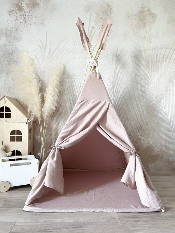 Moje. Tipi Tent Linnen Powder Pink