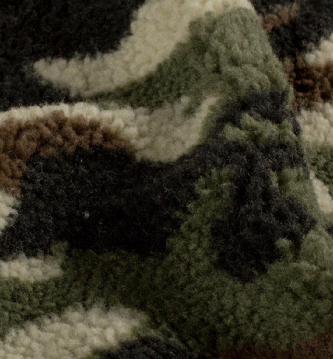 Peuterstoel sherpa fleece  met print