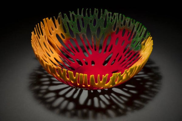 Fall coral bowl