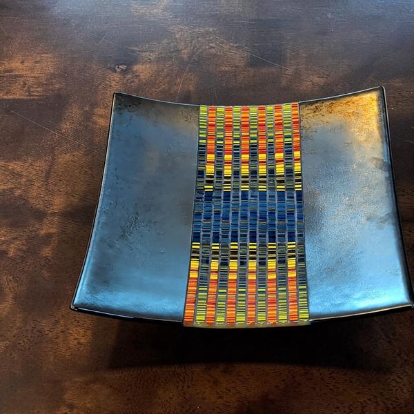 Stripes Tapestry with Silver sides