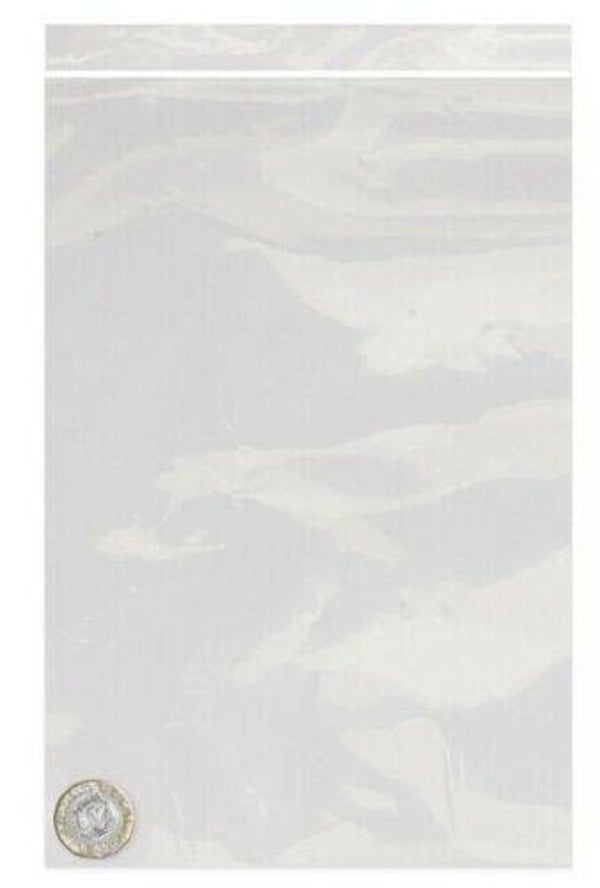 50x Grip Seal Clear Polythene Bags 6 x 9 inch Grip Seal airtight closure clear polyethylene reusable use multiple times reduce waste clear polyethylene Press and Seal reusable craft supplies waste craft supplies Ideal for food storage, packaging