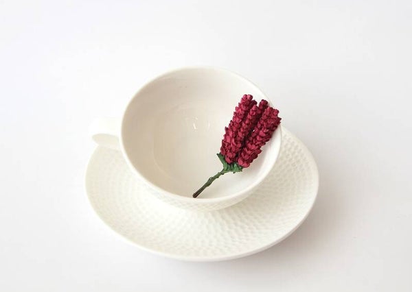 BERRY Heather (Lavender) Mulberry Paper Flowers Craft Card Making Create Craft DIY Decorative Projects Flower Displays Paper Crafting Head Wrist Band Doll House Miniature Flowers Art Birthday Wedding Cards Floral Home Decoration Christening Anniversaries