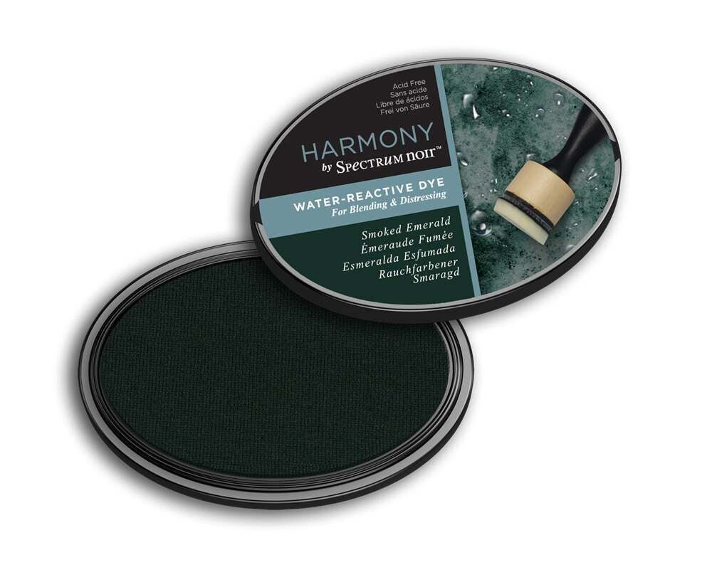 Crafters Companion SMOKE EMERALD Spectrum Noir Water Reactive Dye Inkpad