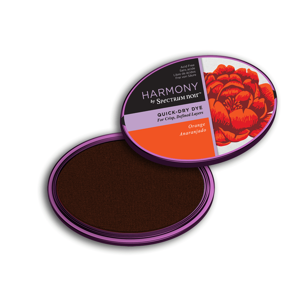 ORANGE Spectrum Noir Harmony Quick-Dry Dye Stamping Inkpad Crafters Companion