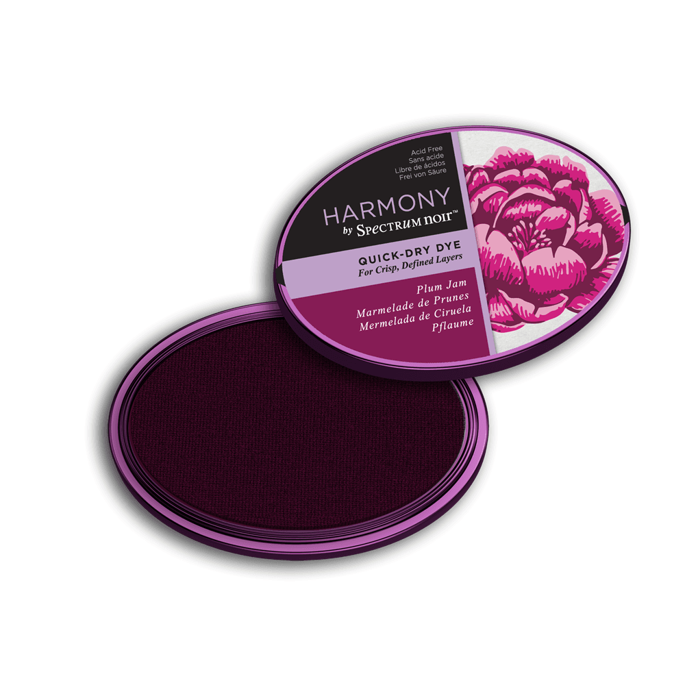 PLUM JAM Spectrum Noir Harmony Quick-Dry Dye Stamping Inkpad Crafters Companion
