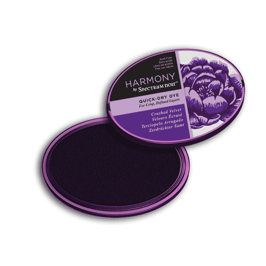 CRUSHED VELVET Spectrum Noir Harmony Quick-Dry Dye Stamping Inkpad Crafters Companion