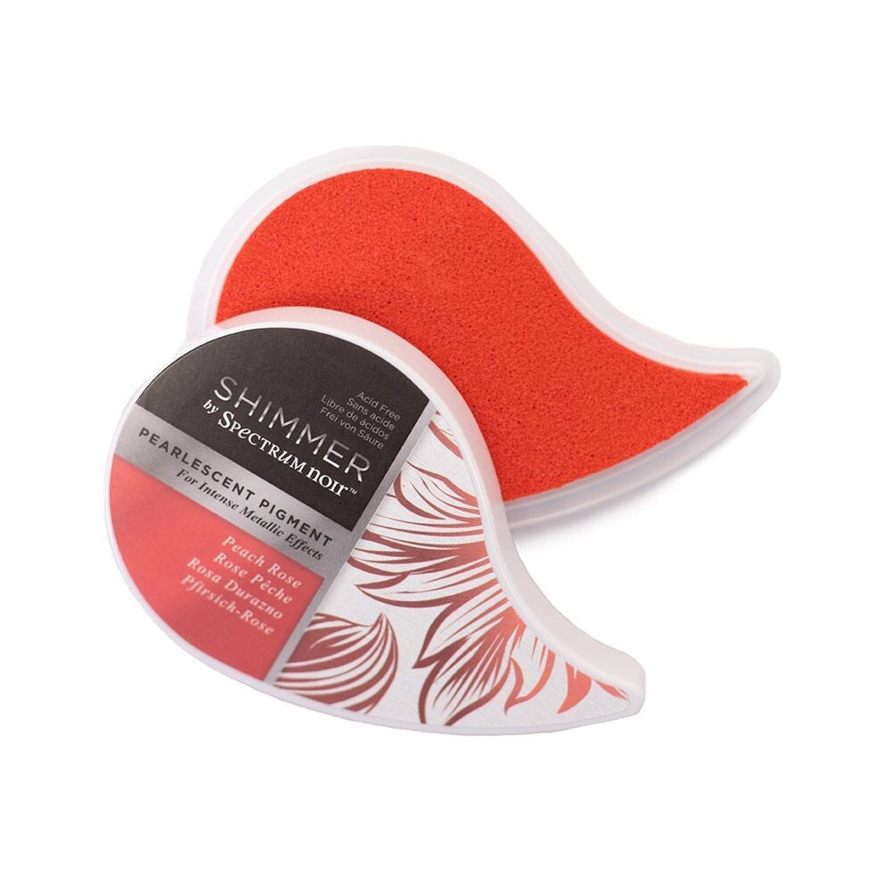 PEACH ROSE Spectrum Noir Shimmer Pearl Layering and Blending Inkpads Crafters Companion