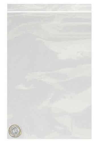 50x Grip Seal Clear Polythene Bags 6 x 9 inch Grip Seal airtight closure clear polyethylene reusable use multiple times reduce waste clear polyethylene Press and Seal reusable craft supplies waste craft supplies Ideal for food storage, packaging