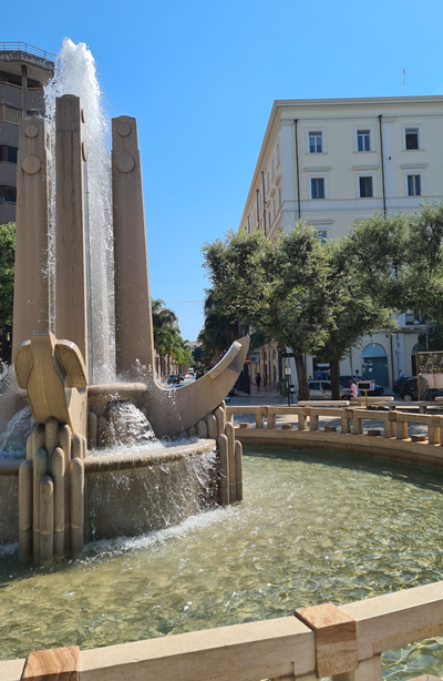 Photo of Ancore fountain in Brindisi city