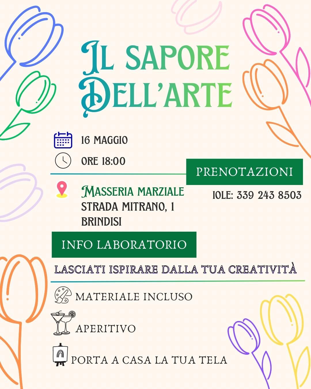 Image of poster painting event